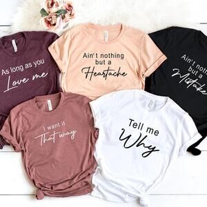 Boy Band Lyrics Shirt, Funny Group Shirt, Concert Tee